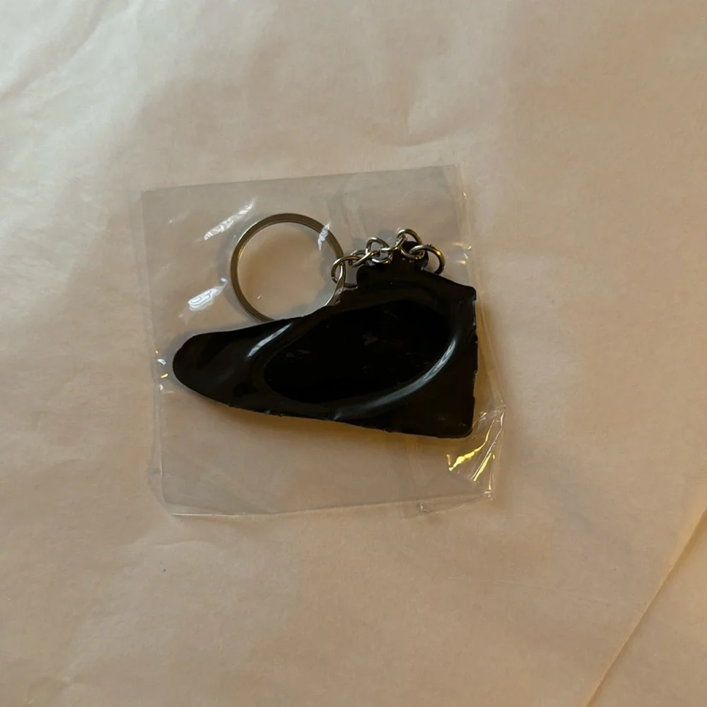 Keychain, NEW, Sneaker, Red, Black & White, Swoosh, Unisex
